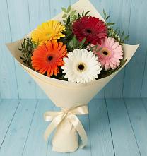 Букет цветов из:  Герберы в Ивановское