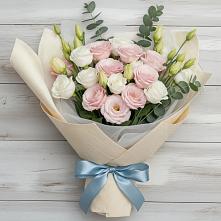Букет цветов из:  Лизиантусы в Ивановское