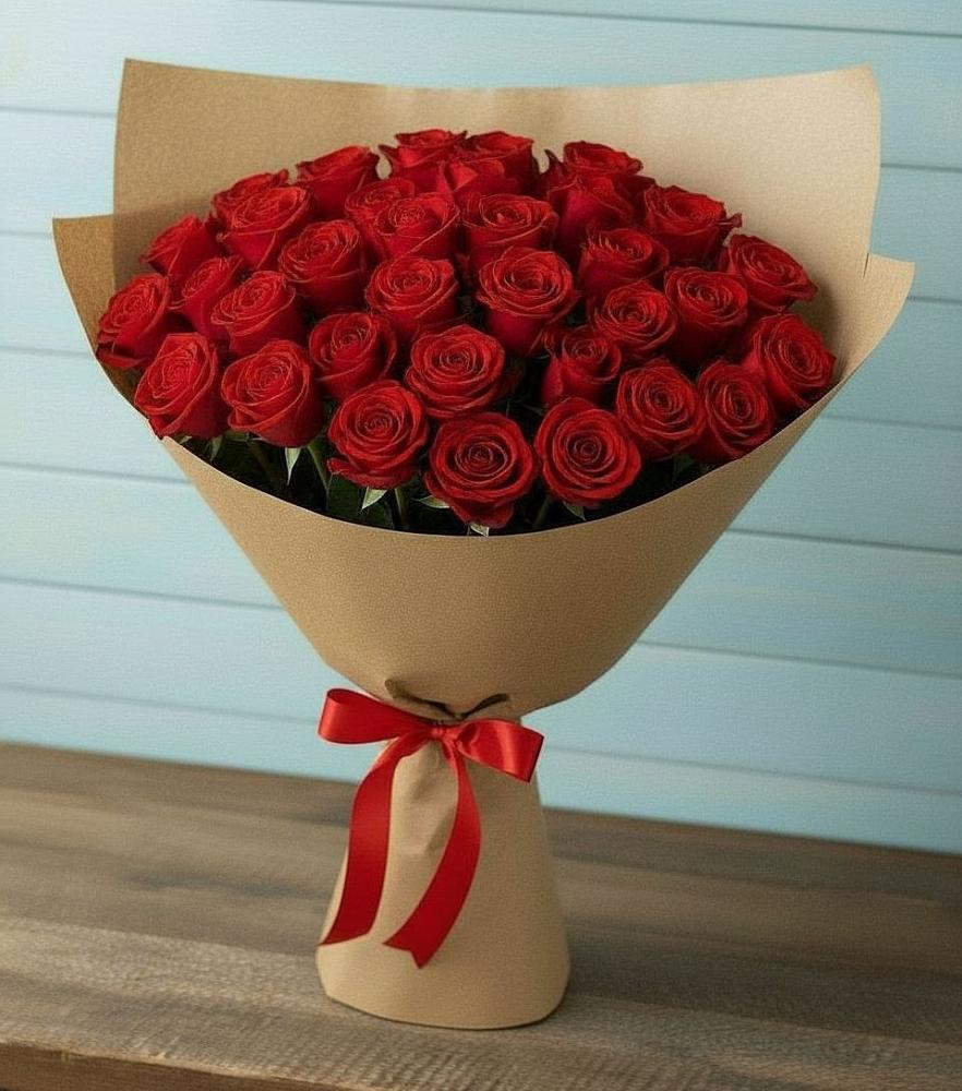 Букет Красные розы Милано в Ивановское