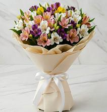 Букет цветов из:  Альстромерии #REPLACE_PRED# Ивановское