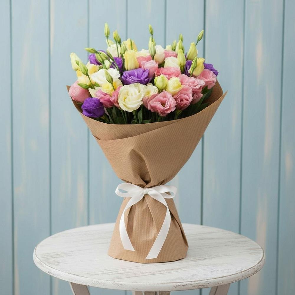 Букет цветов из: Лизиантусы в Ивановское