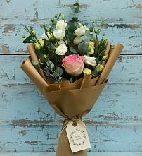 Букет цветов из:  Розы и Лизиантусы #REPLACE_PRED# Ивановское