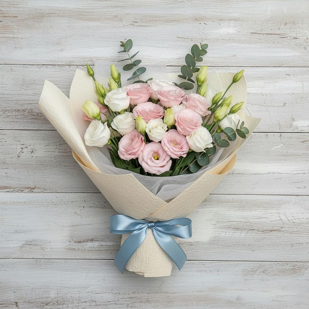 Букет цветов из: Лизиантусы в Ивановское